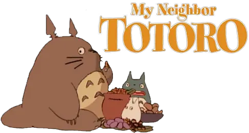  My Neighbor Totoro My Neighbor Totoro Title Png Totoro Transparent