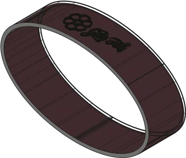  Rubber Band Dark Brown Solid Png Rubber Band Png