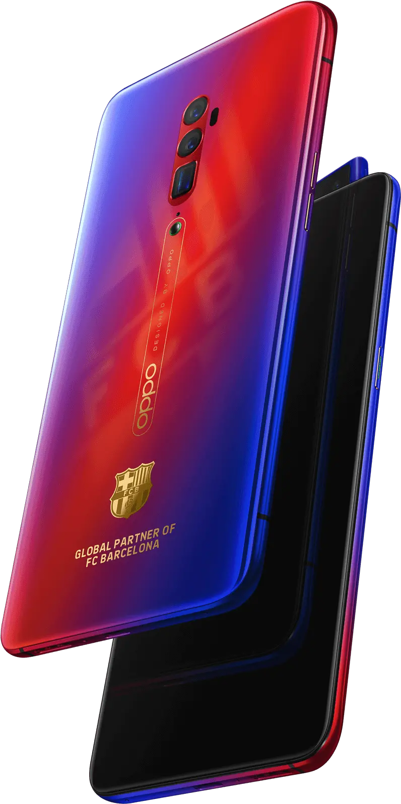  The Colors Of Miracles Oppo Reno Fc Barcelona Edition Png Barca Logo