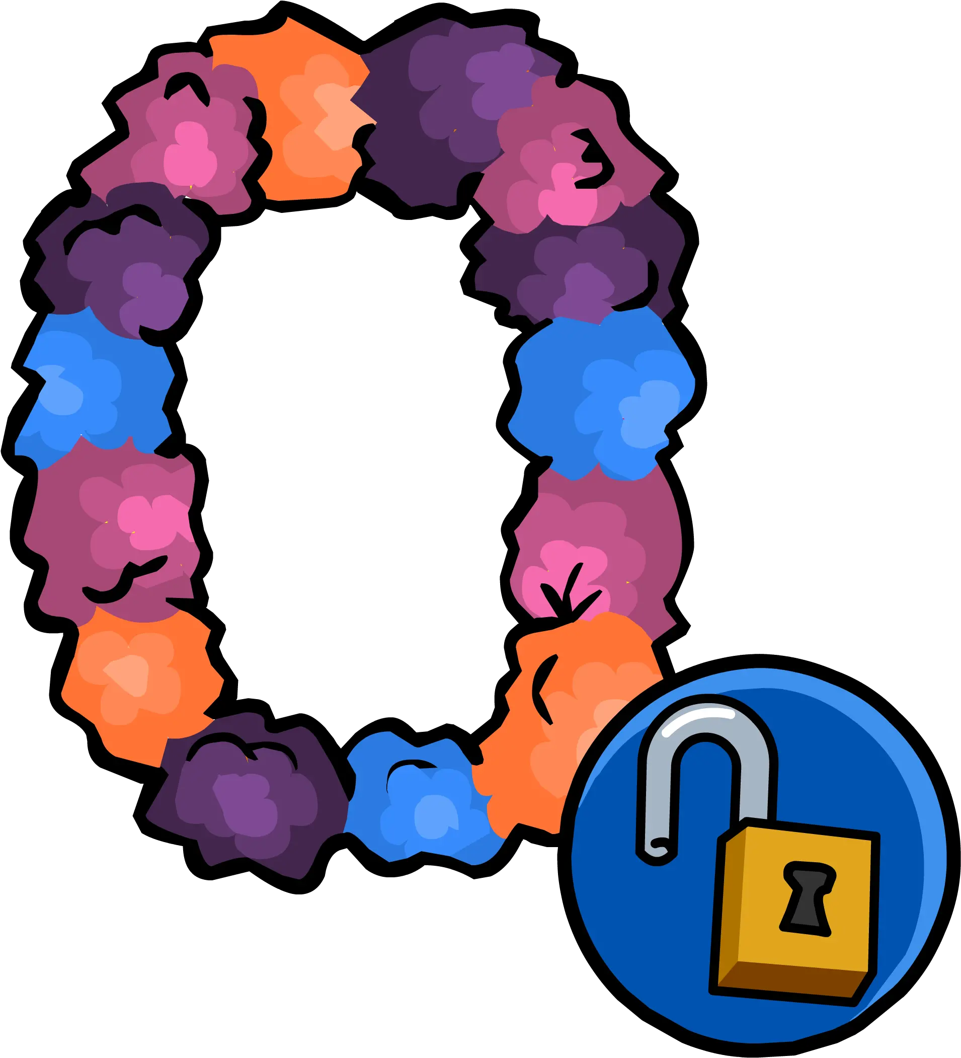  Sunset Lei Club Penguin Rewritten Lei Png Lei Png