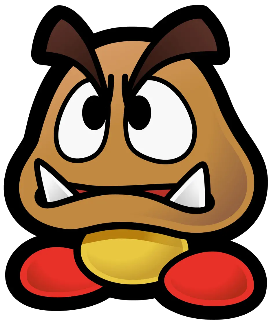  Paper Mario Goomba Png Clipart Goomba Paper Mario Characters Goomba Png