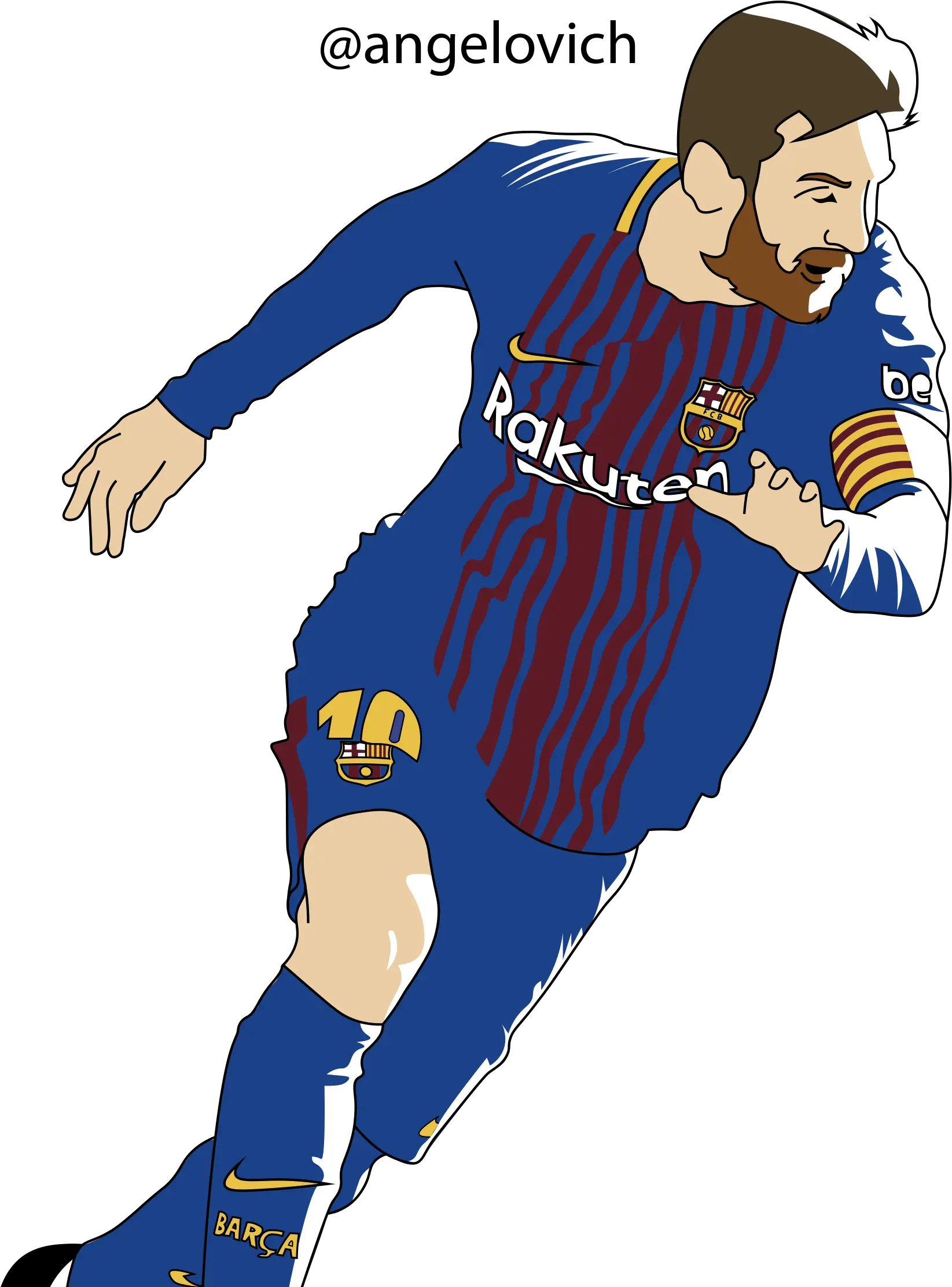  Drawing To Messi Full Body Messi Drawing Png Messi Png