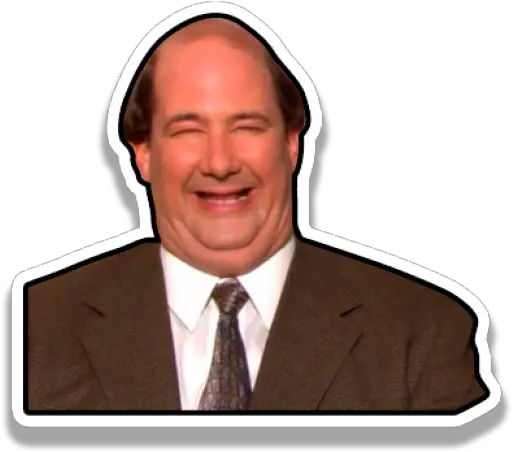  Sticker Maker Kevin Malone The Office Stickers Png The Office Png