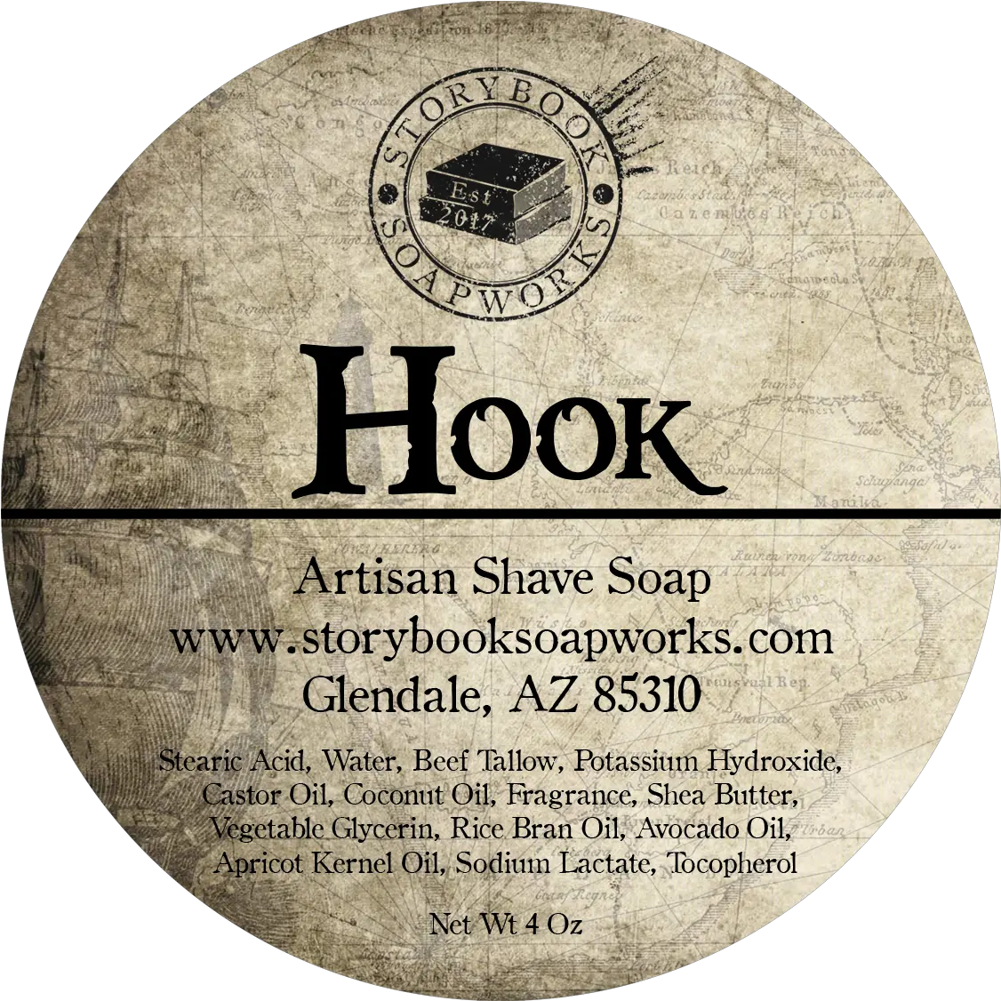  Hook Shave Soap U2014 Storybook Soapworks Circle Png Hook Png