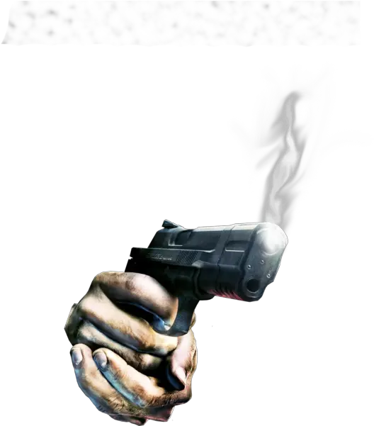  Hand With Gun And Smoke Alone In The Dark 5 Png Gun Smoke Png