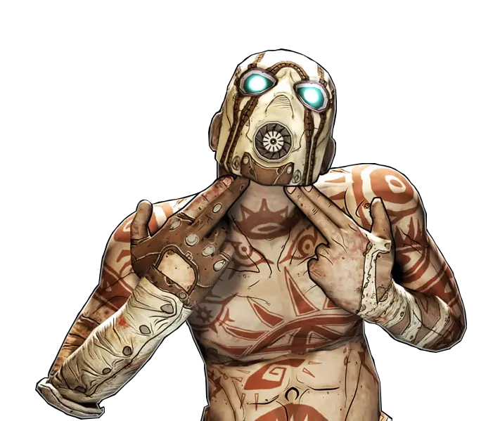  Generic Enemy Video Game Character Borderlands Psycho Png Video Game Characters Png