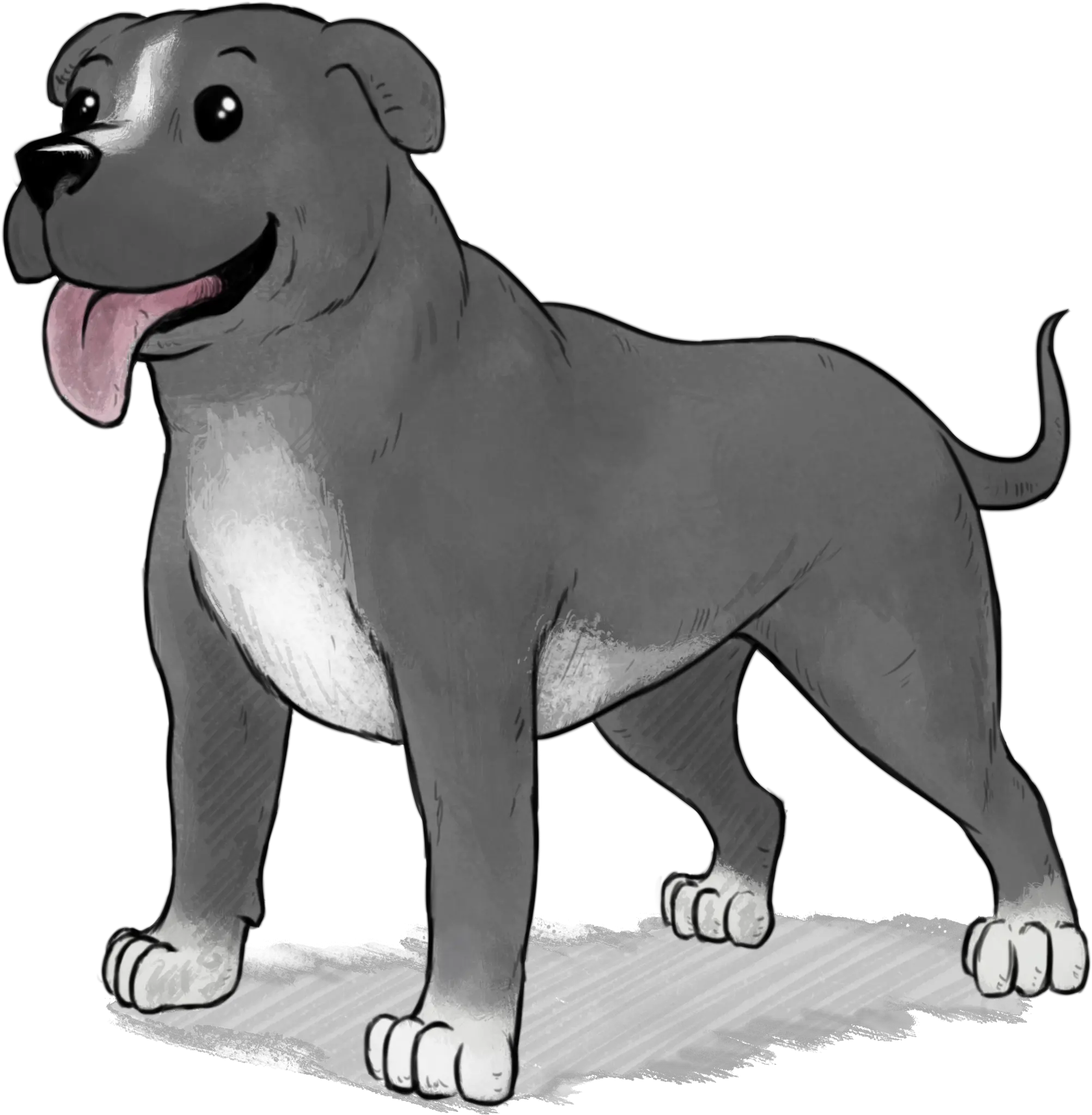  Download Medium Dog Animal Figure Png Pit Bull Png