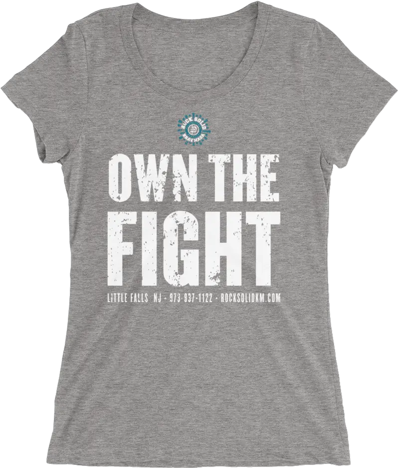  Own The Fight Womenu0027s Tshirt U2014 Rock Solid Krav Maga Png Krav Maga Logo