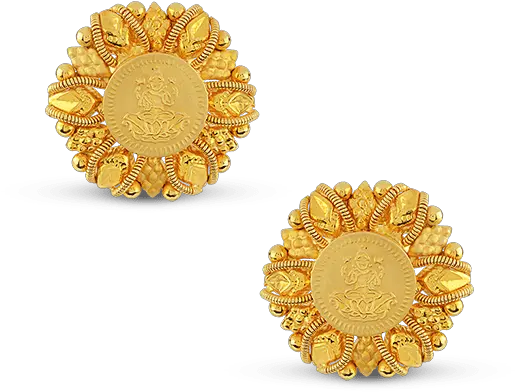  Buy Orra Gold Stud Earring Online Earrings Png Gold Earring Png