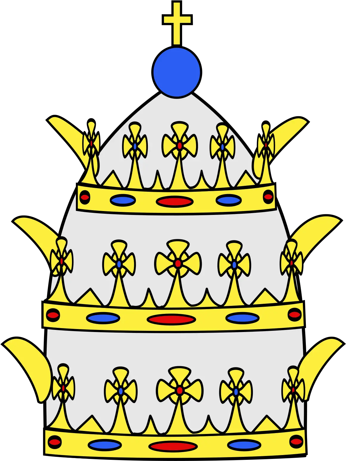  Papal Tiara Pope Pius Xii Coat Of Arms Png Tiara Transparent