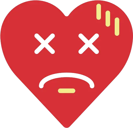  Dead Emoji Emotion Heart Kill Icon Heart Png Dead Emoji Png