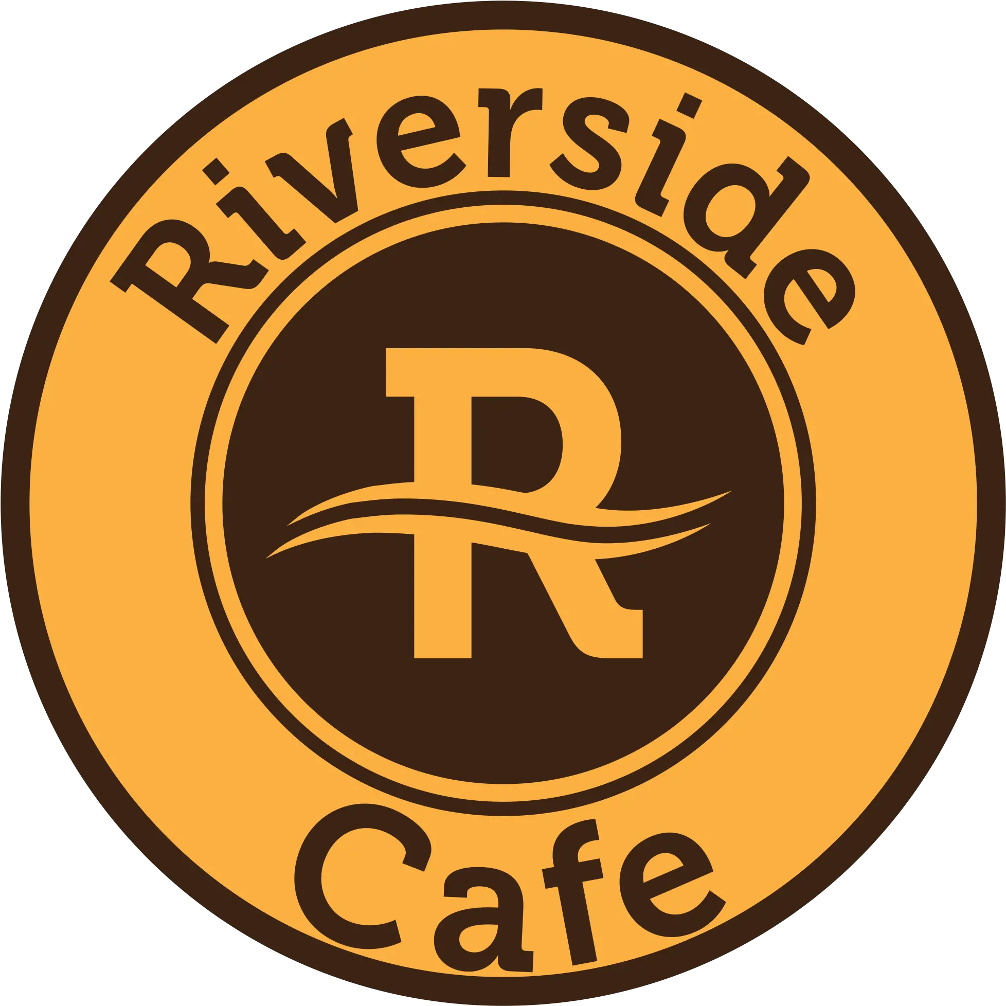  Riverside Cafe Logo Circle Png Cafe Logos