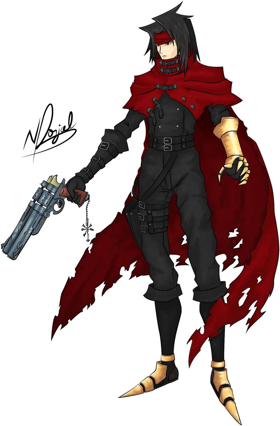  Vincent Valentine Background Png Final Fantasy 7 Vicent Valentine Background Png