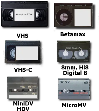  Video Tape To Dvd Types Of Video Cassettes Png Video Tape Png