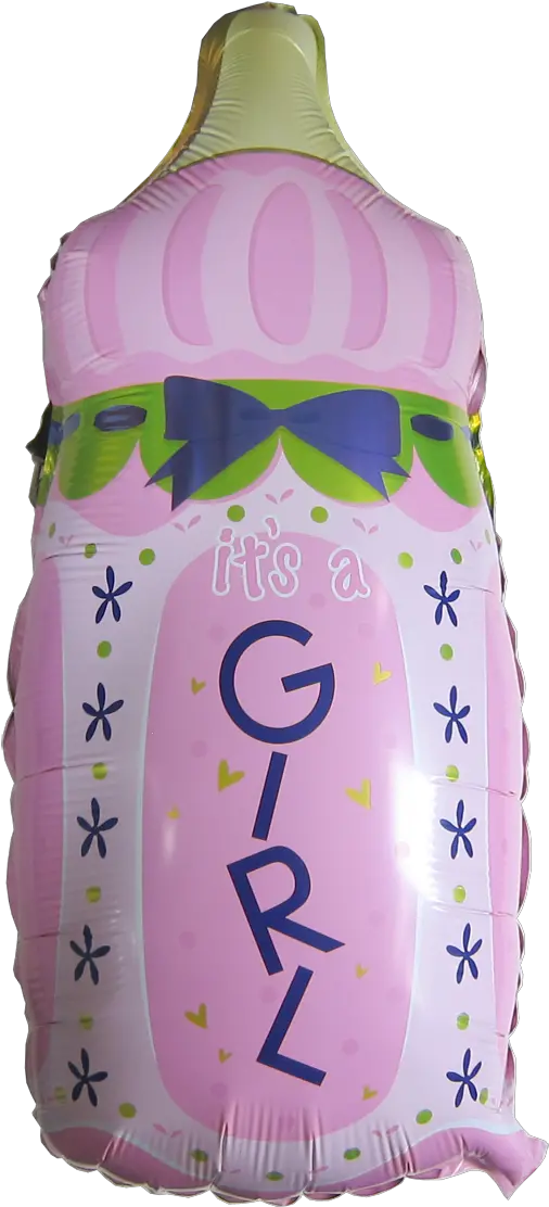  Extra Large Baby Shower Mylar Balloon Bottle Itu0027s A Girl Baby Girl Balon Foil Png Its A Girl Png