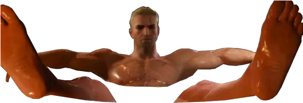  Geralt In A Bathtub Transparent Png Template Geralt In Bathtub Muscle Arm Png