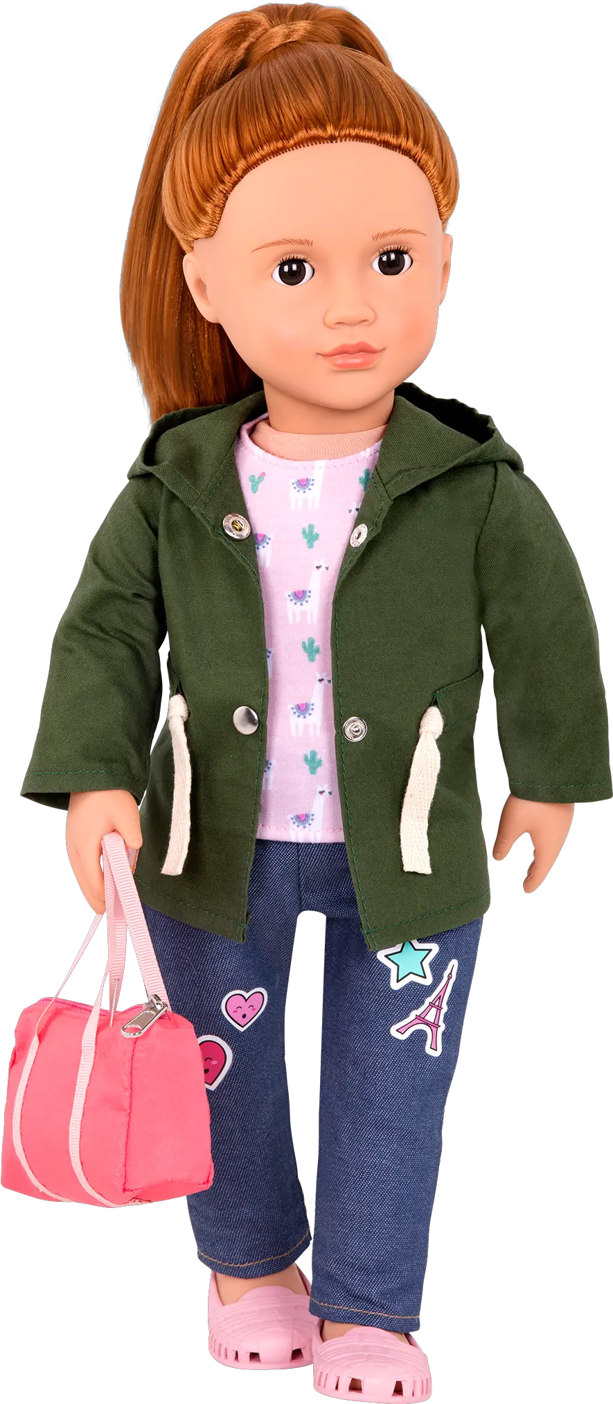  Alpaca Your Bags Deluxe Doll Travel Outfit Our Generation Munecas En Benta Con Su Maleta Y Ropa En Tera Y Pillama Png Alpaca Png