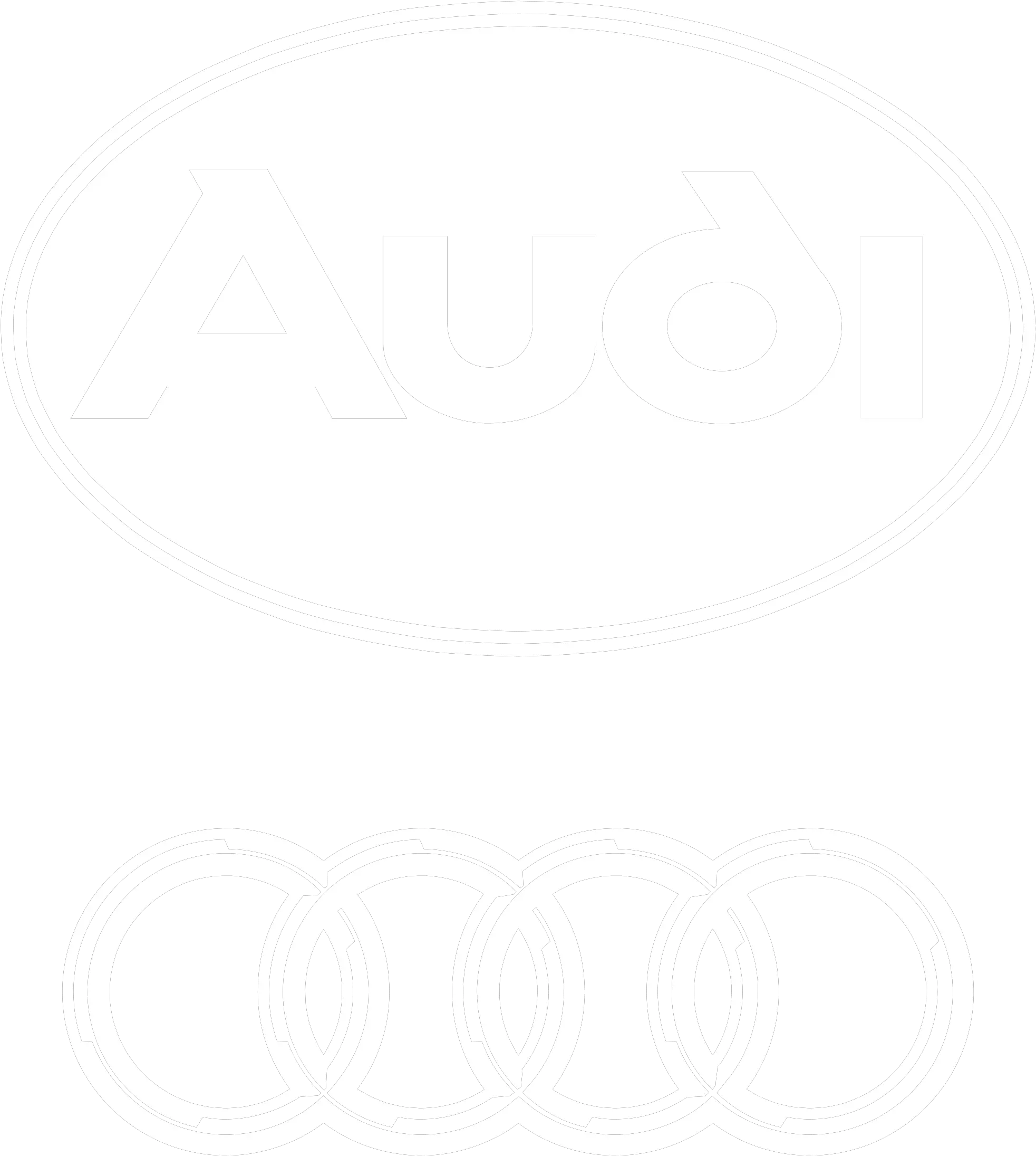  Download Hd Audi Logo Black And White Audi Sport Decal Png Audi Logo Transparent