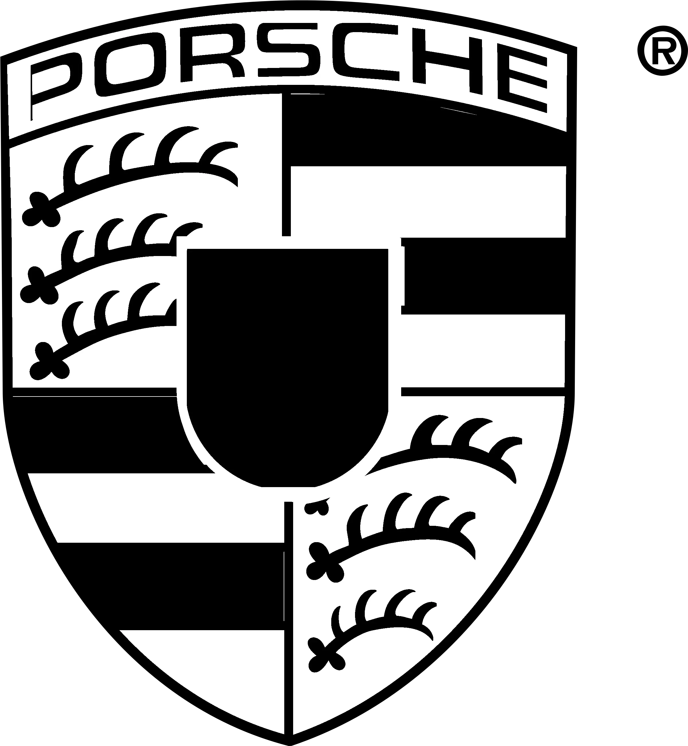  Download Porsche Logo Black And White Porsche Car Logo Png Porsche Logo Png