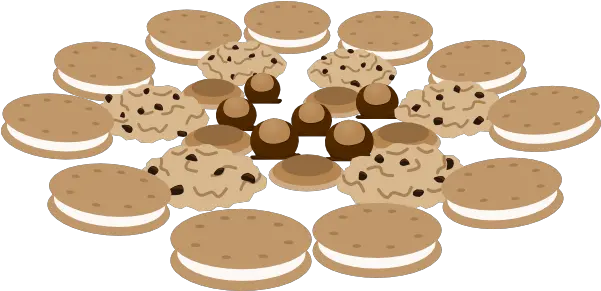  Cookies Clipart Treats Cute Borders Plate Of Christmas Cookies Transparent Png Plate Of Cookies Png