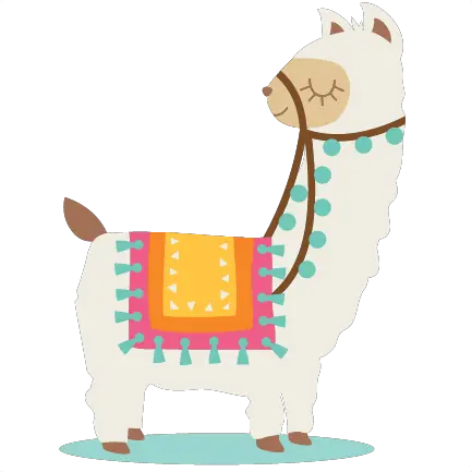  Svg Cut File Scrapbook Title Cuts Transparent Background Adorable Llama Llama Clipart Png Llama Png