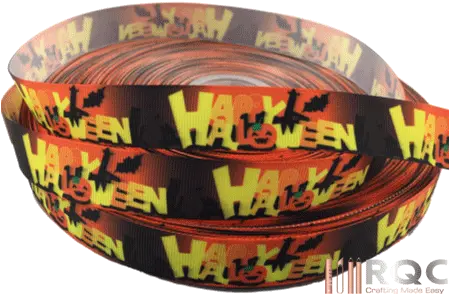  Happy Halloween Grosgrain Ribbon Rqc Supply Belt Png Happy Halloween Transparent