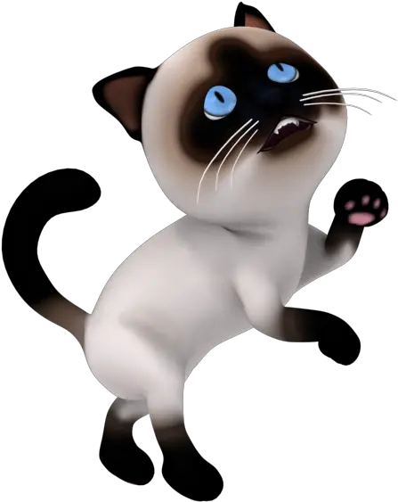  3d Cartoon Cat Character Asking For Animal Cartoon 3d Png Cartoon Cat Png