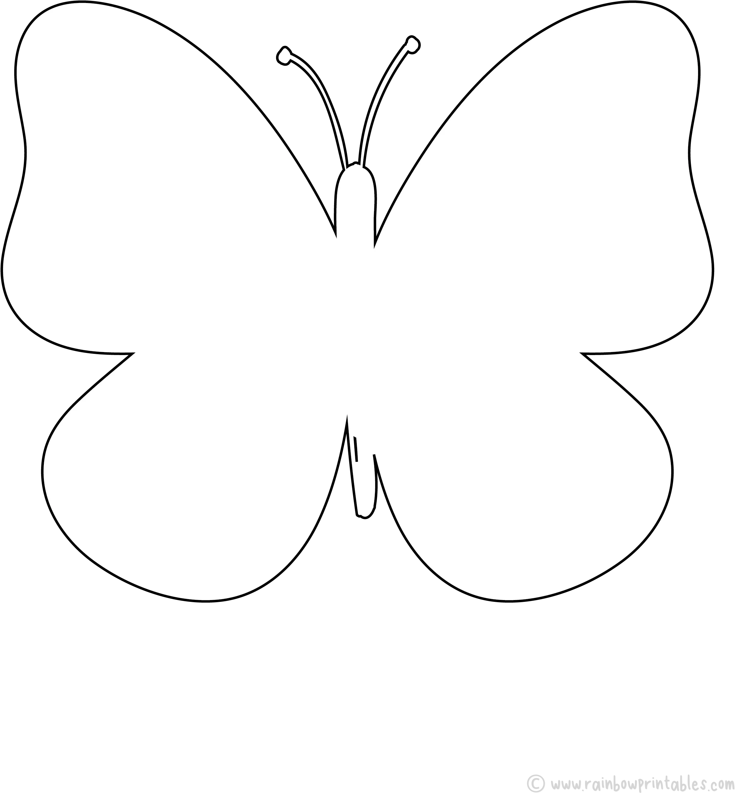  15 Free Butterfly Outline Printable Pages For Kidu0027s Arts Girly Png Colorful Butterfly Icon