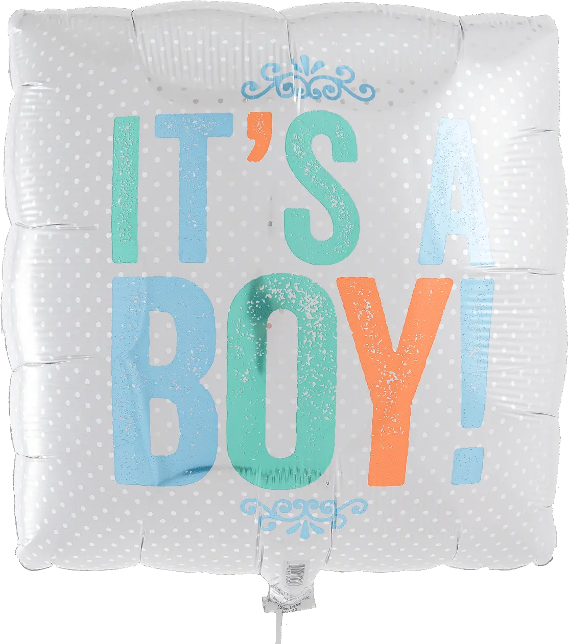  Itu0027s A Boy Helium Filled Balloon Electric Blue Png Its A Boy Png