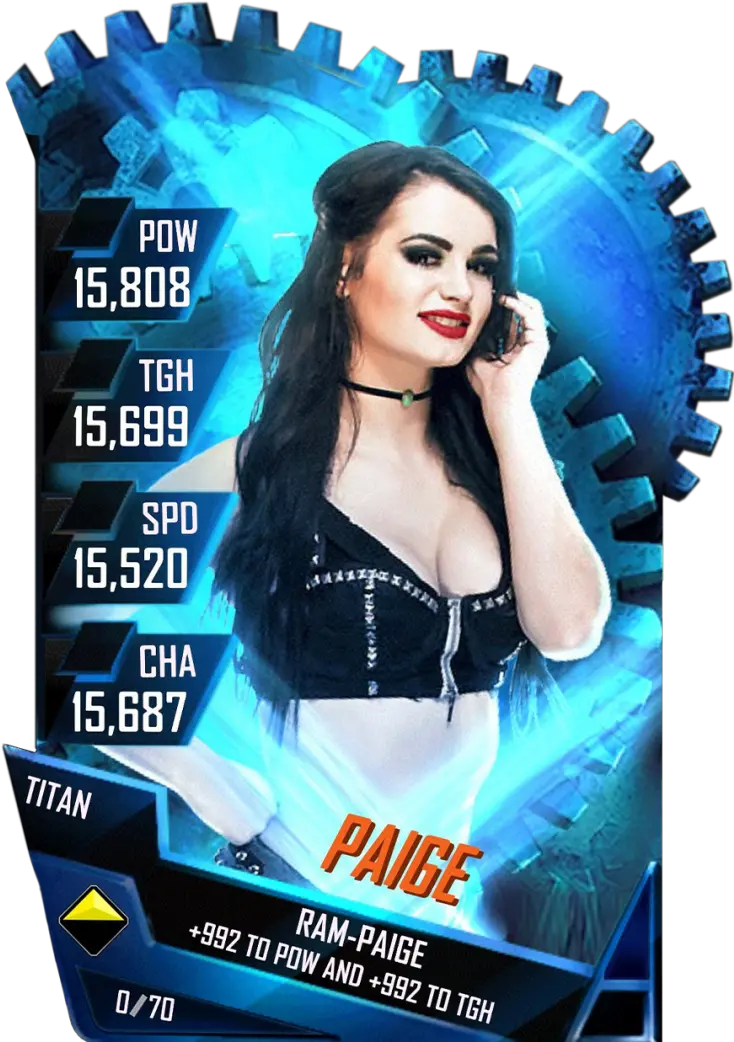  Wwe Supercard Titan Fusion Png Wwe Supercard Paige Titan Paige Png