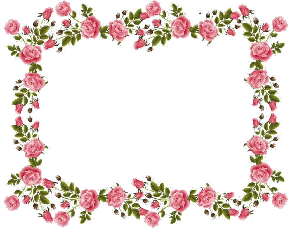  Floral Border Frames Png Clipart Frame