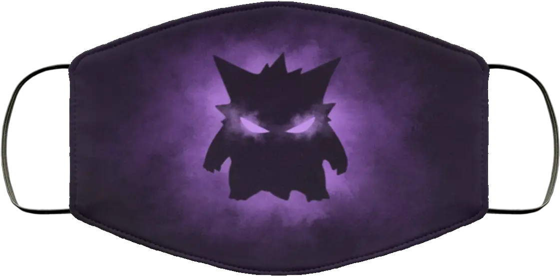  Realistic Gengar Face Mask Reusable Ms Awareness Mask Png Gengar Png