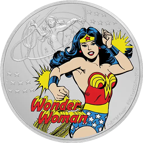  Wonder Woman 1oz Silver Coin Wonder Woman Silver Coin Png Wonder Woman Logo No Background