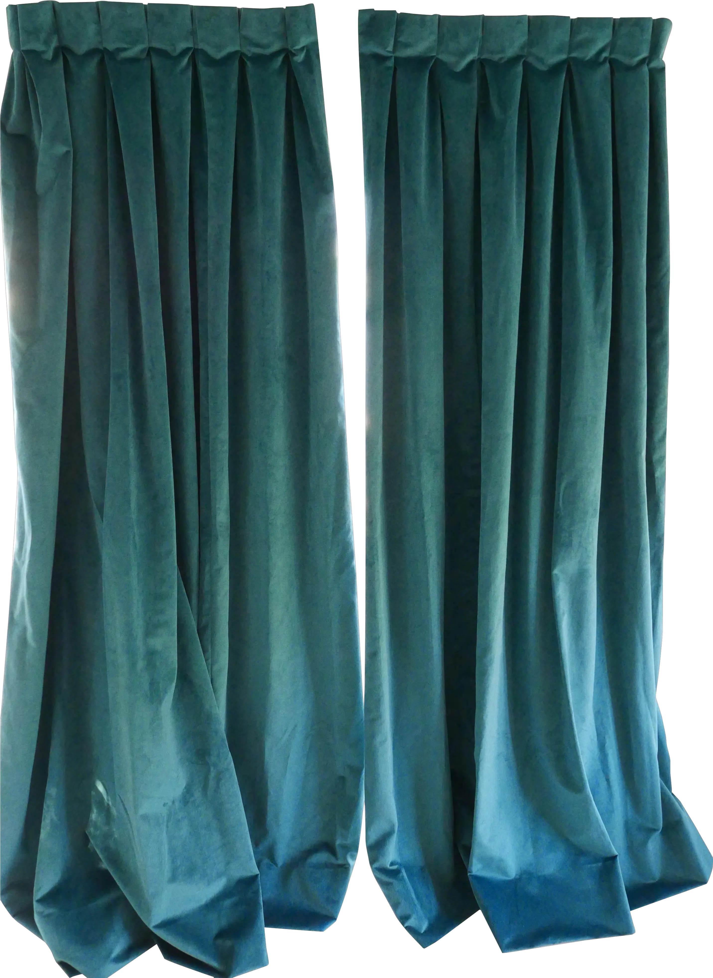  Custom Blue Green Velvet Curtains A Pair Blue Velvet Velvet Curtains Png Curtains Png