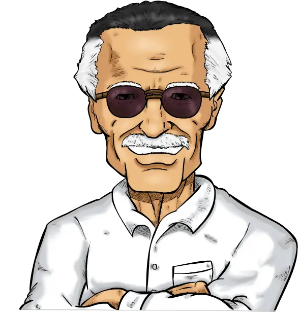  Stan Lee Png Image With No Background Stan Lee Cartoon Png Stan Lee Png