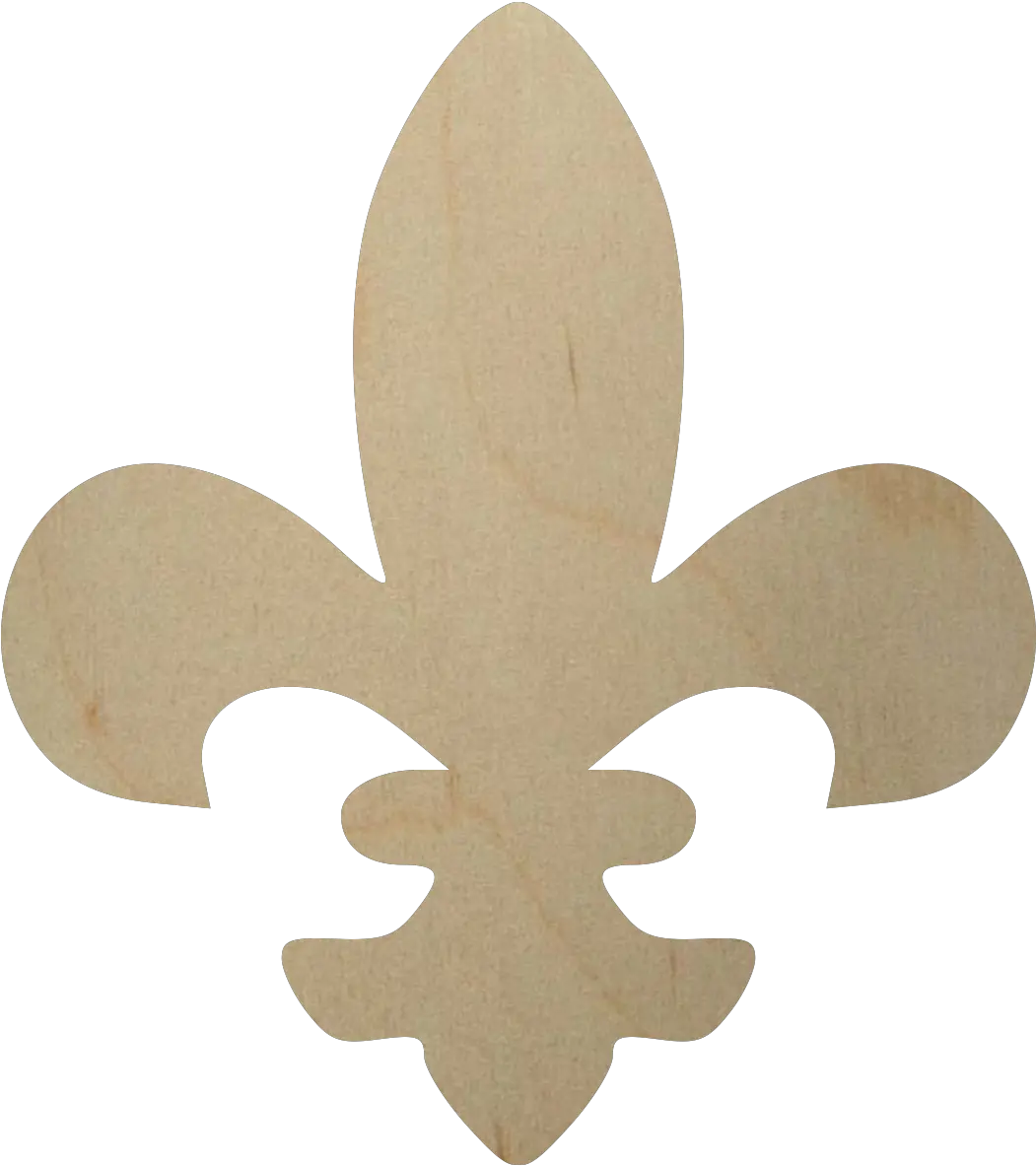  Wooden Fleur De Lis Cutout Shamrock Png Fleur De Lis Png