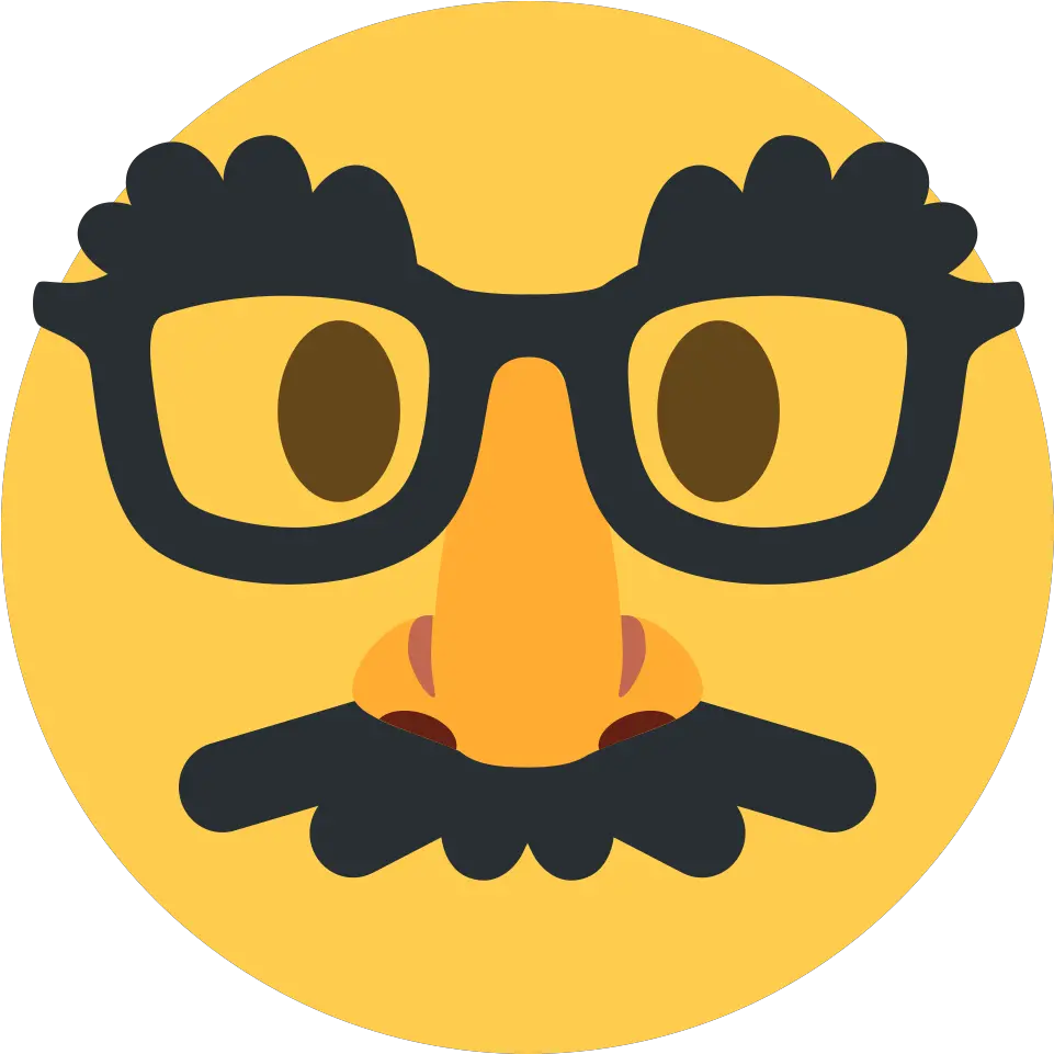  Disguised Face Emoji Disguised Face Emoji Png Mustache Icon Copy And Paste