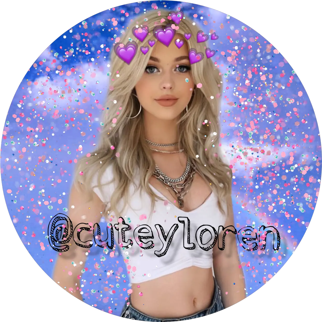  Lorengray Loren Icon Iconsample Sticker By Lucy Midriff Png Confetti Icon