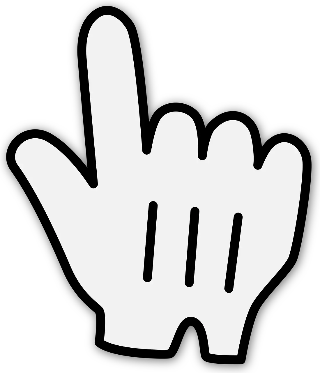  Cursor Finger Glow Free Vector Graphic On Pixabay Mac Pointer Cursor Png Cursor Transparent Background