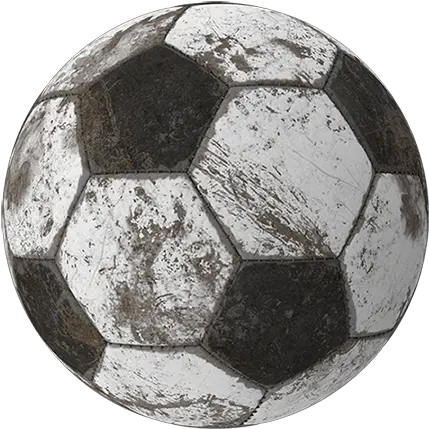  Claremont Stars Dirty Football Ball Png Soccer Ball Png