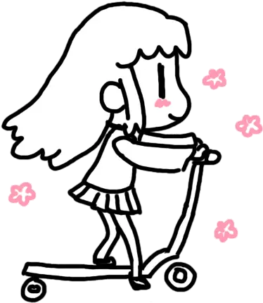  Kawaii Transparent Sticker Gif Gfycat School Girl Cartoon Gif Png Kawaii Gif Transparent