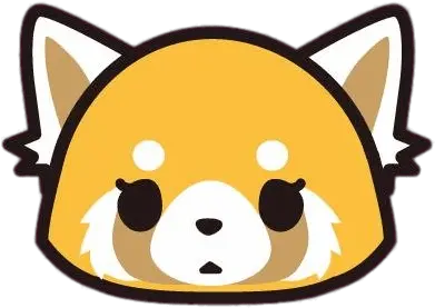  Retsuko Head Transparent Png Aggretsuko Characters Animal Head Png