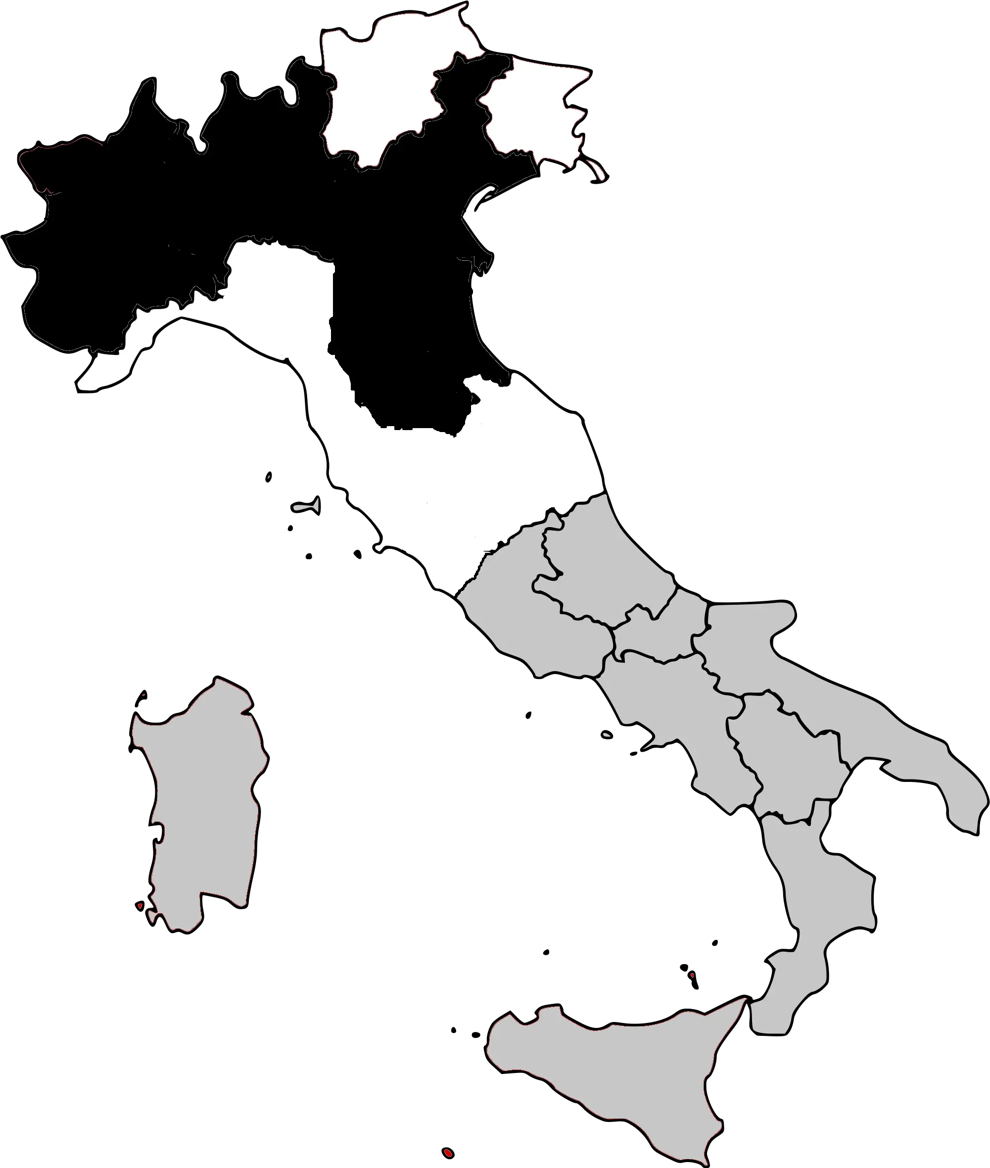  Italy Map Png Picture 760308 Federal Map Of Italy Italy Png