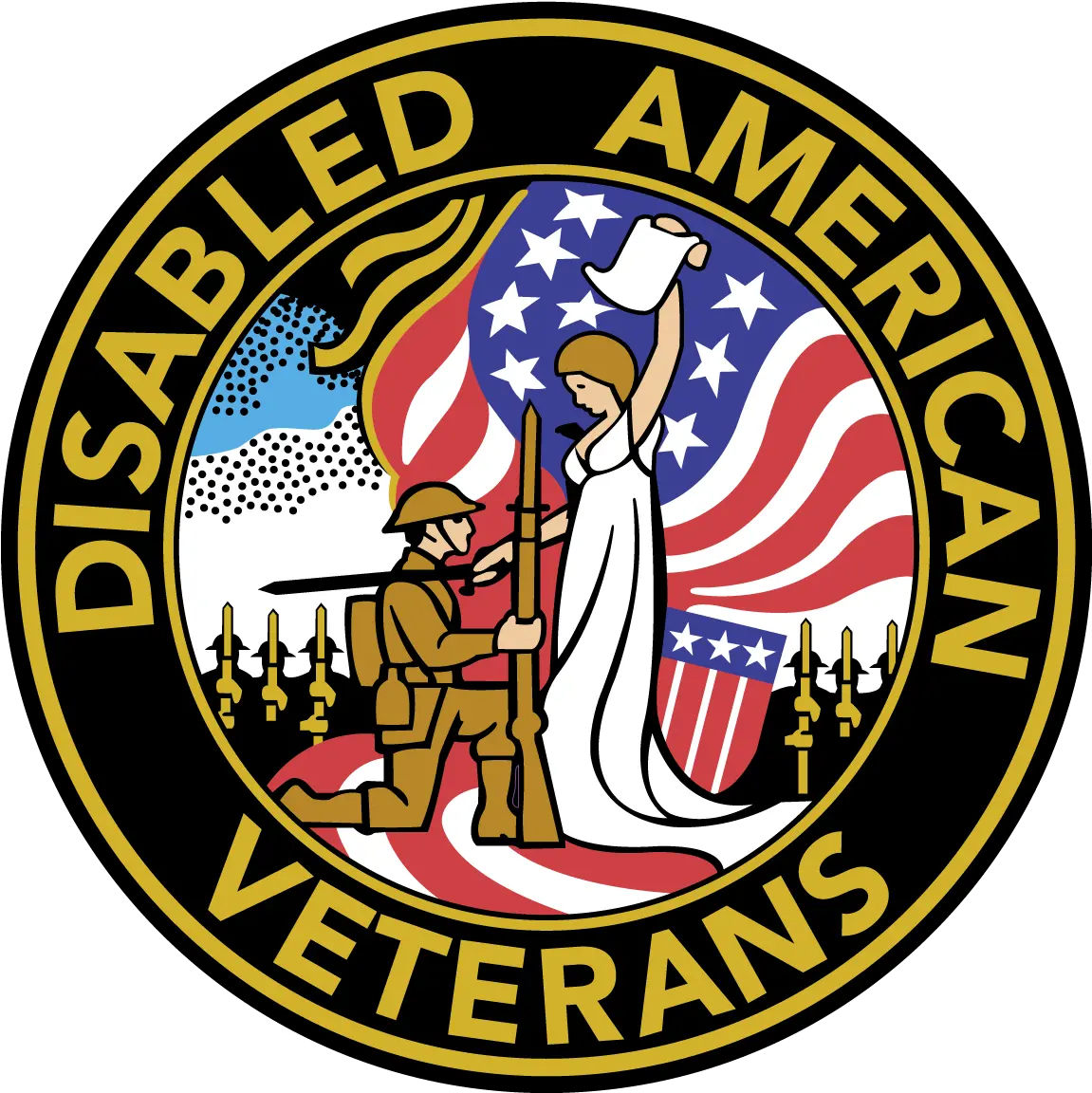  Veterans Service Disabled American Veterans Logo Png Vfw Logo Vector