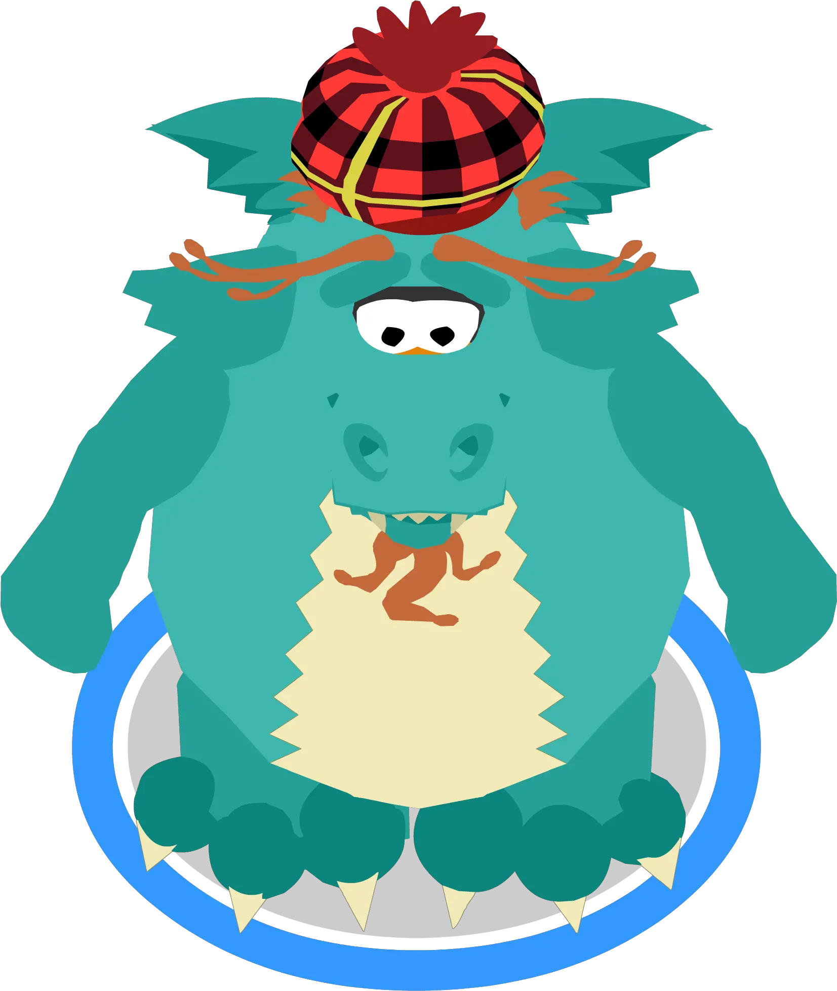  Loch Ness Costume Ingame Club Penguin Loch Ness Costume Clip Art Png Ness Png