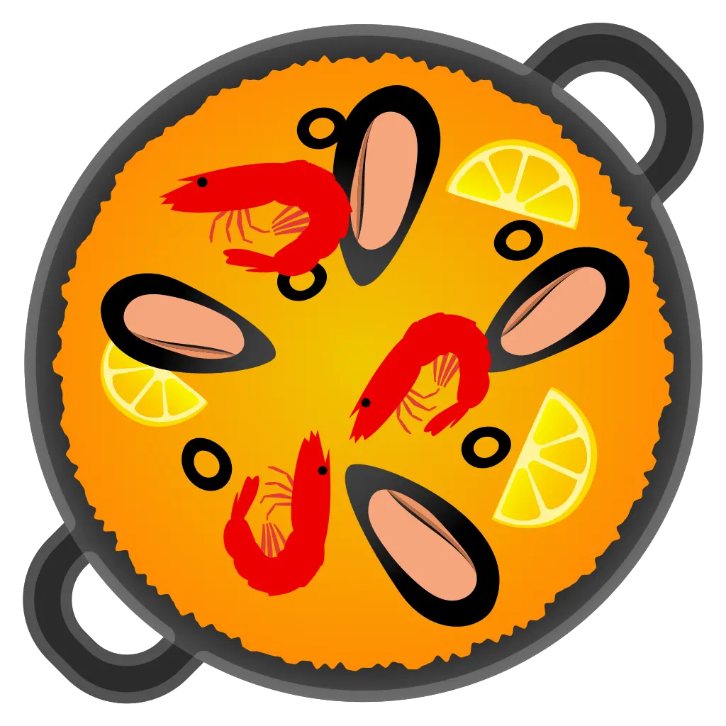  Shallow Pan Of Food Icon Noto Emoji Drink Iconset Emoji Paella Png Pan Png