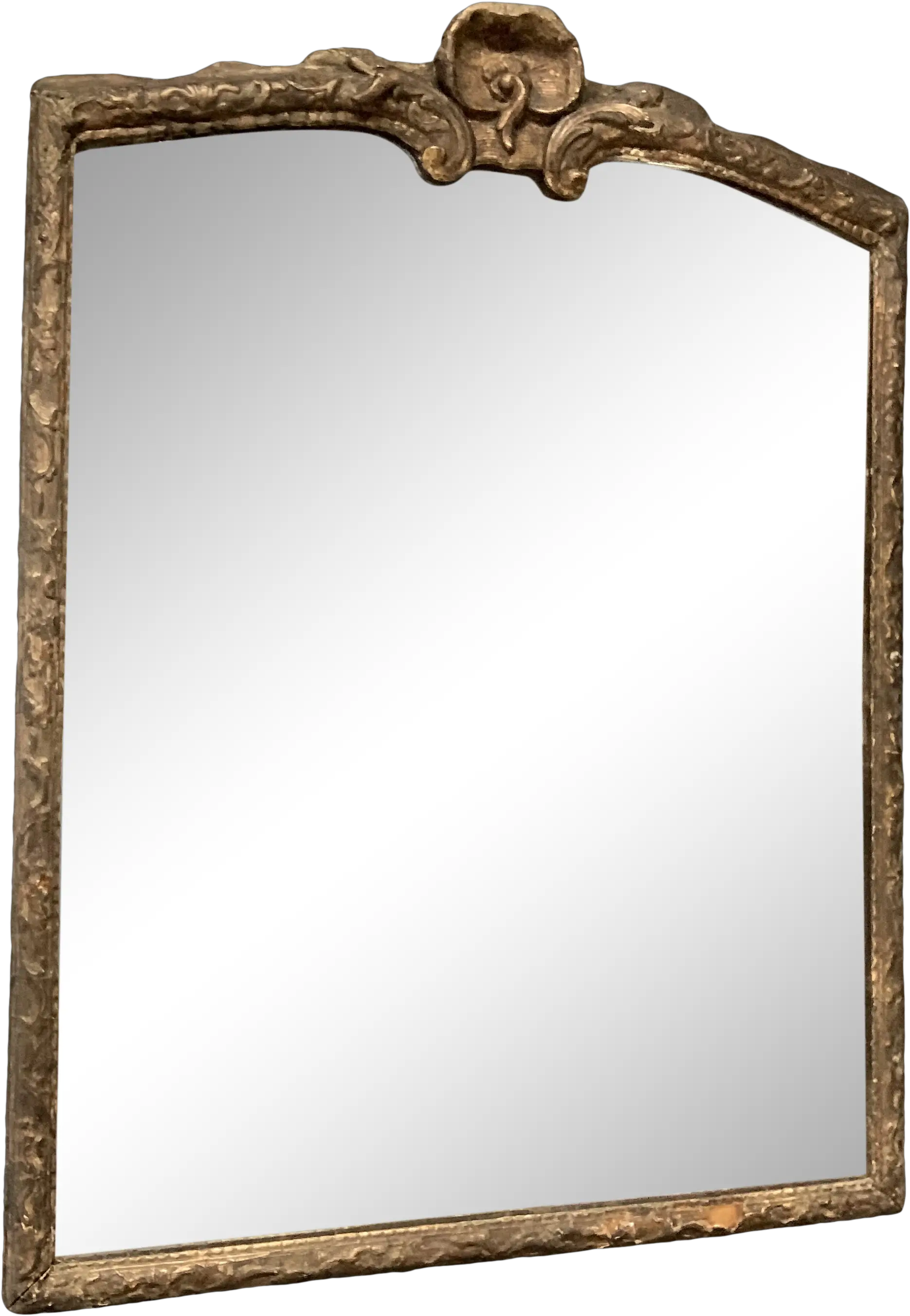  Antique Mirror With Ornate Wood Frame Picture Frame Png Ornate Frame Png