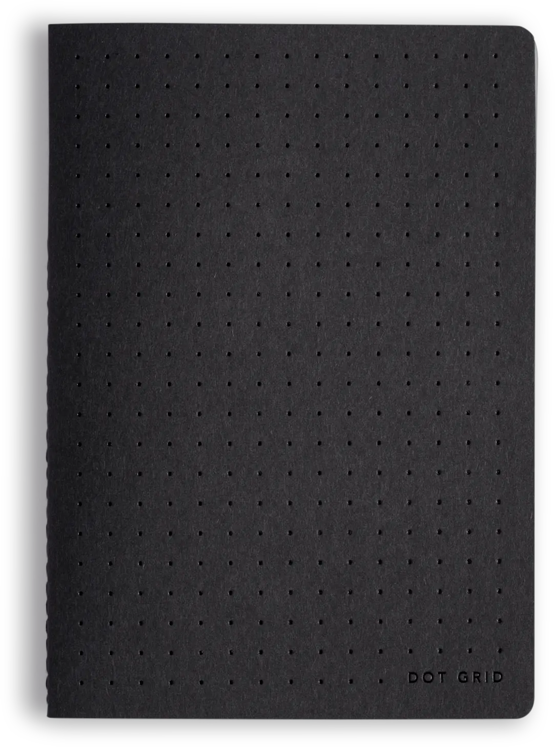  Dot Grid Notebook A5 Papel Escarchado Negro Png Dot Grid Png