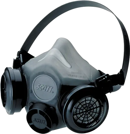  Scott Xcel Half Mask Respirator Clipart Scott Xcel Half Mask Png Gas Mask Transparent Background