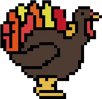  Bob The Turkey Pixel Art Maker Turkey Pixel Art Png Turkey Transparent